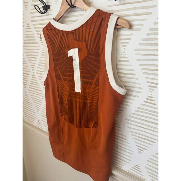 Nike Adult Small Texas Longhorns #1 Authentic Elite Team Jersey Orange UT Tower - Picture 6 of 6
